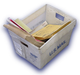 picture of tub of mail