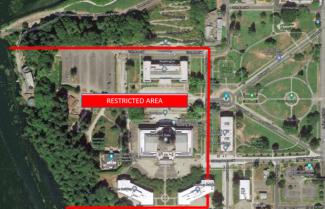 Restricted access on Capitol Campus January 2021