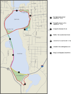 Capitol Lake Walking Trails graphic