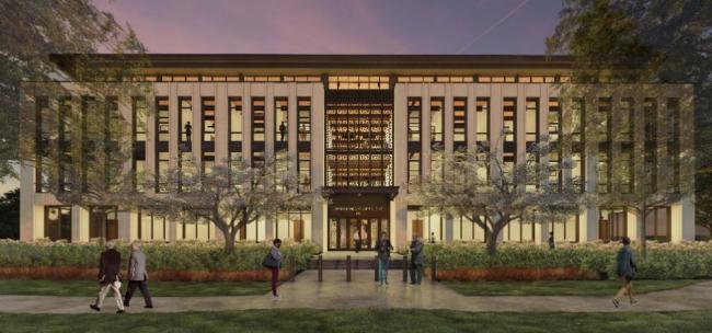 An artist rendering of the Irv Newhouse building replacement.