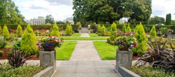Sunken Garden entrance looking East