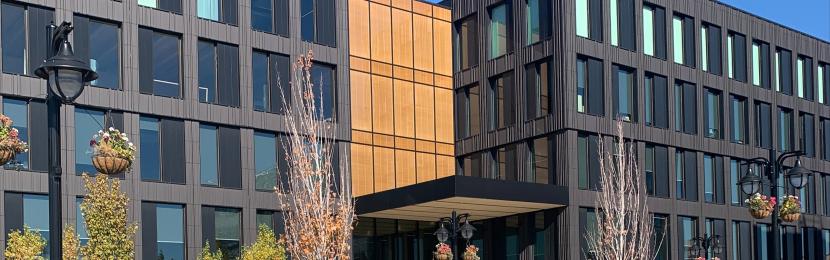 The front of the Catalyst Building in Spokane's University District