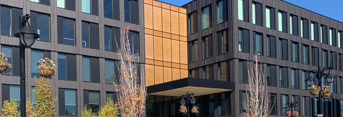 The front of the Catalyst Building in Spokane's University District