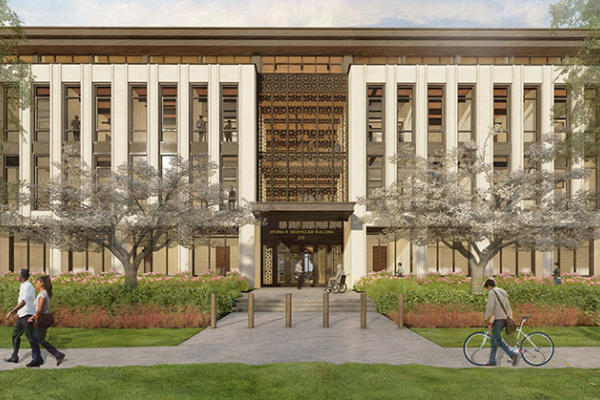 Artist rendering of the new Newhouse building, part of the LCM project. Courtesty of the Miller Hull Partnership, LLP.